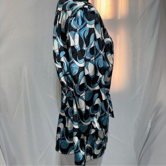 2/$30 Y2K Notations Psychedelic Rock Black, White Top Size XL Bohemian - Picture 3 of 10